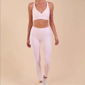 Gymshark dreamy leggings in chalk pink